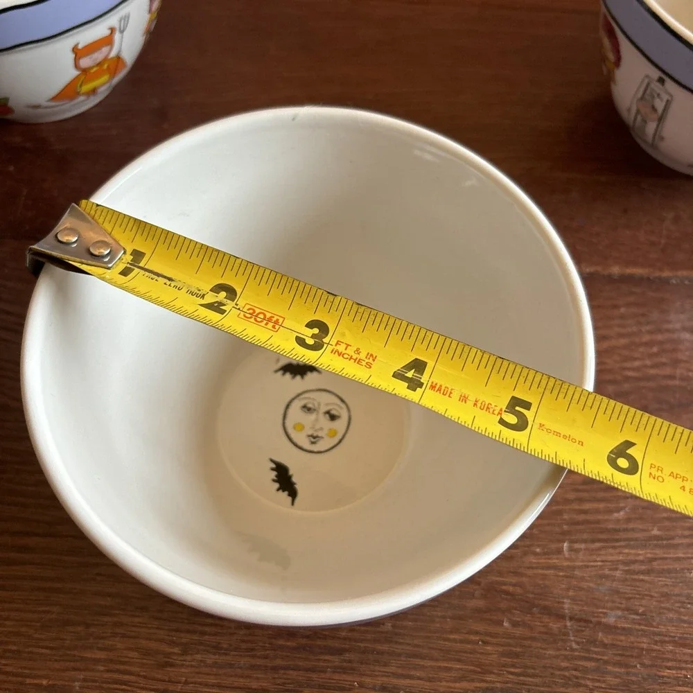 Halloween‎ Cereal Bowls GOBLINS by Ursula Dodge for Signature Set of 3